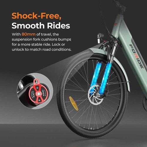 Foride Roamer 1 elektriskais velosipēds 36V 13Ah Foride Roamer 1 elektriskais velosipēds 36V 13Ah